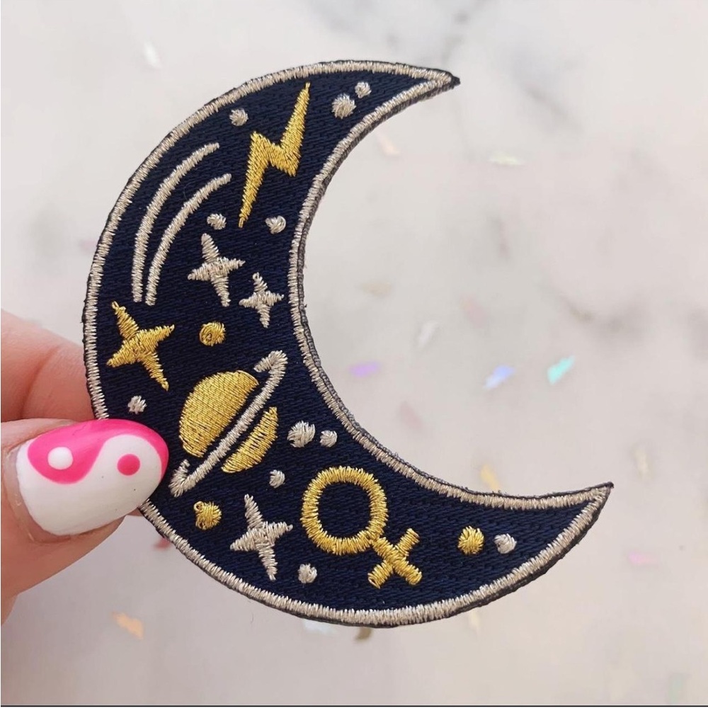 Celestial Embroidered Iron On Patch